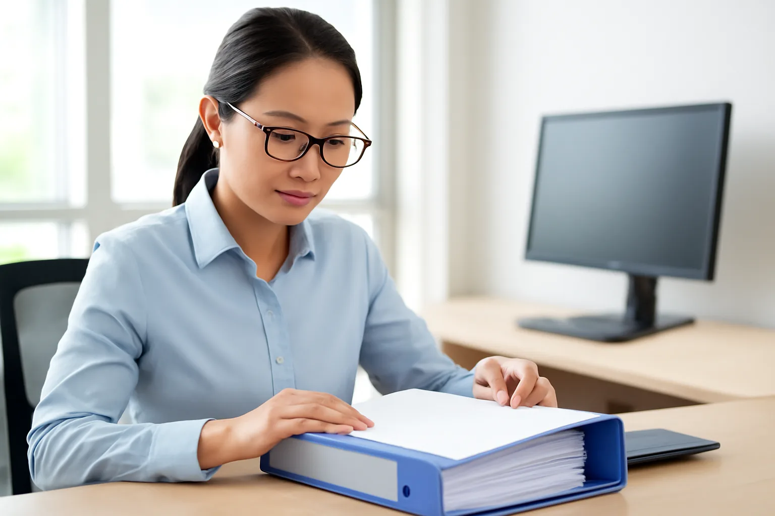 Kế toán đối chiếu sao kê ngân hàng với danh sách tờ khai hải quan trên màn hình
